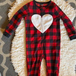 Buffalo Plaid Footed Pajamas